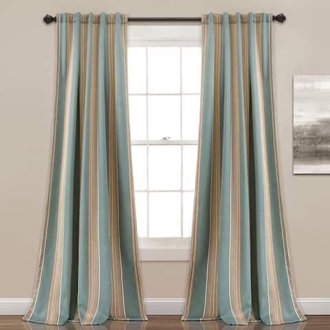 Buy Blue Stripe Curtains Drapes Online At Overstock Our Best Window Treatments Deals