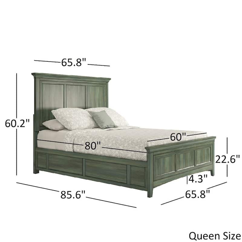 Ediline Wood Panel Platform Bed by iNSPIRE Q Classic