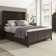 preview thumbnail 3 of 31, Ediline Wood Panel Bed by iNSPIRE Q Classic Antique Black - Queen