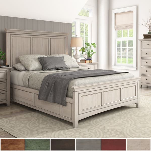 slide 2 of 33, Ediline Wood Panel Bed by iNSPIRE Q Classic