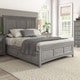 preview thumbnail 4 of 31, Ediline Wood Panel Bed by iNSPIRE Q Classic Antique Grey - King