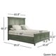 preview thumbnail 11 of 31, Ediline Wood Panel Bed by iNSPIRE Q Classic