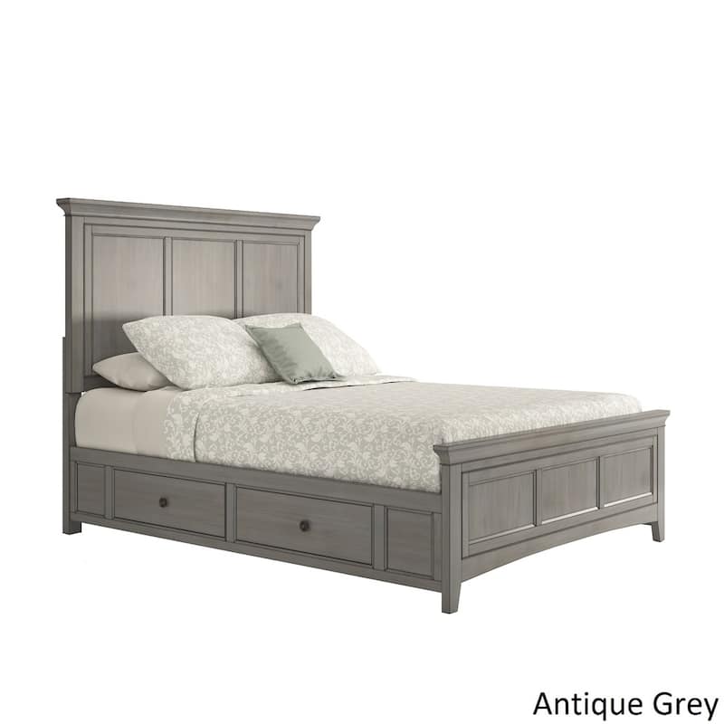 Ediline Queen Size Wood Panel Platform Storage Bed by iNSPIRE Q Classic