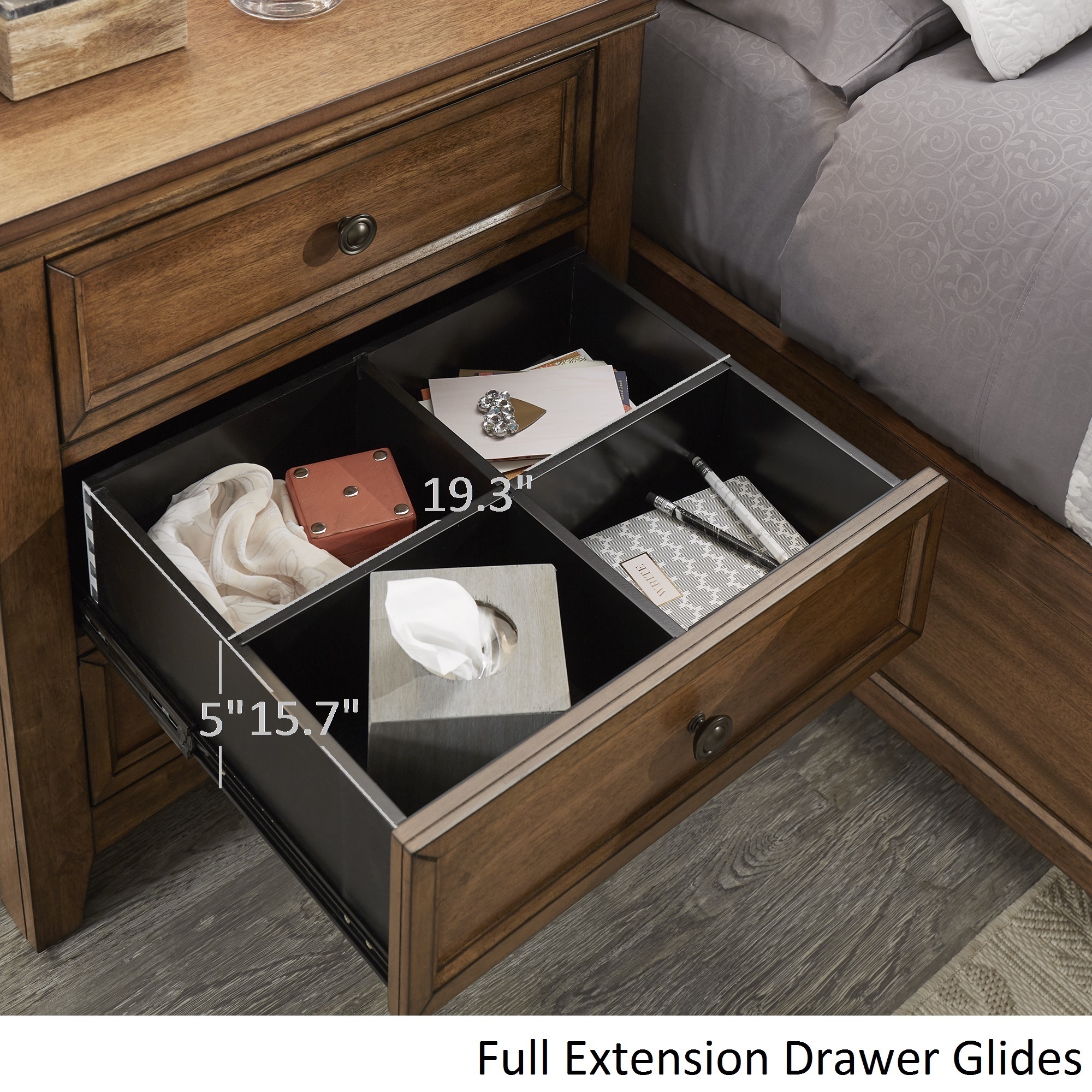 Copper Grove Virrat 3 Drawer Wood Modular Storage Nightstand With Charging Station Copper Grove Virrat 3 Drawer Wood Modular Storage Nightstand With Charging Station