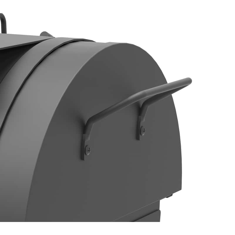 Dyna-Glo Signature Series Portable Tabletop Black Charcoal Grill /Side Firebox