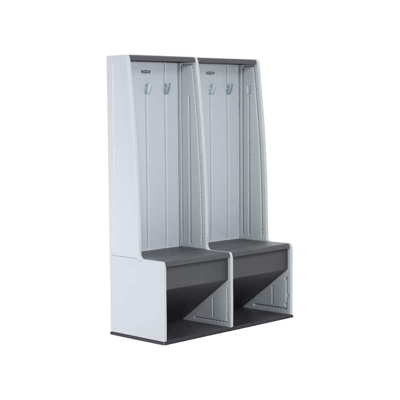 Lifetime Home and Garage Grey Plastic Storage Locker