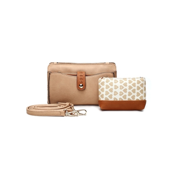 MKF Collection Frangelina 3-in-1 Crossbody/Pouch/Wallet Set by Mia K. Farrow
