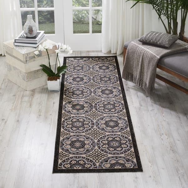 Nourison Caribbean Classic Medallion Indoor/Outdoor Area Rug