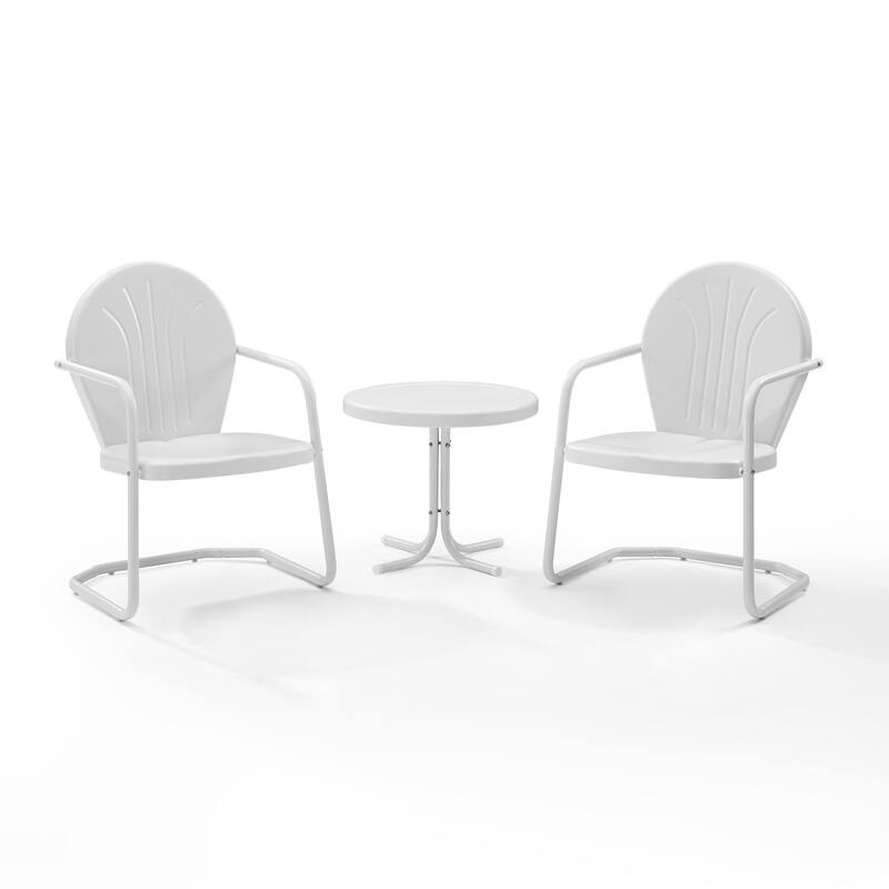 Crosley Griffith 3-piece Metal Outdoor Armchair Set