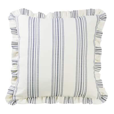 HiEnd Accents Prescott Ruffled Euro Sham, 27"x27"