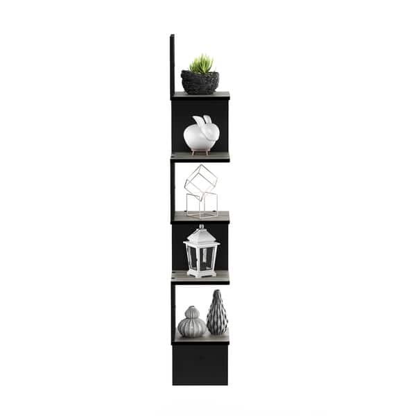 Shop Porch Den Munjoy 5 Tier Wall Mount Floating Corner Square