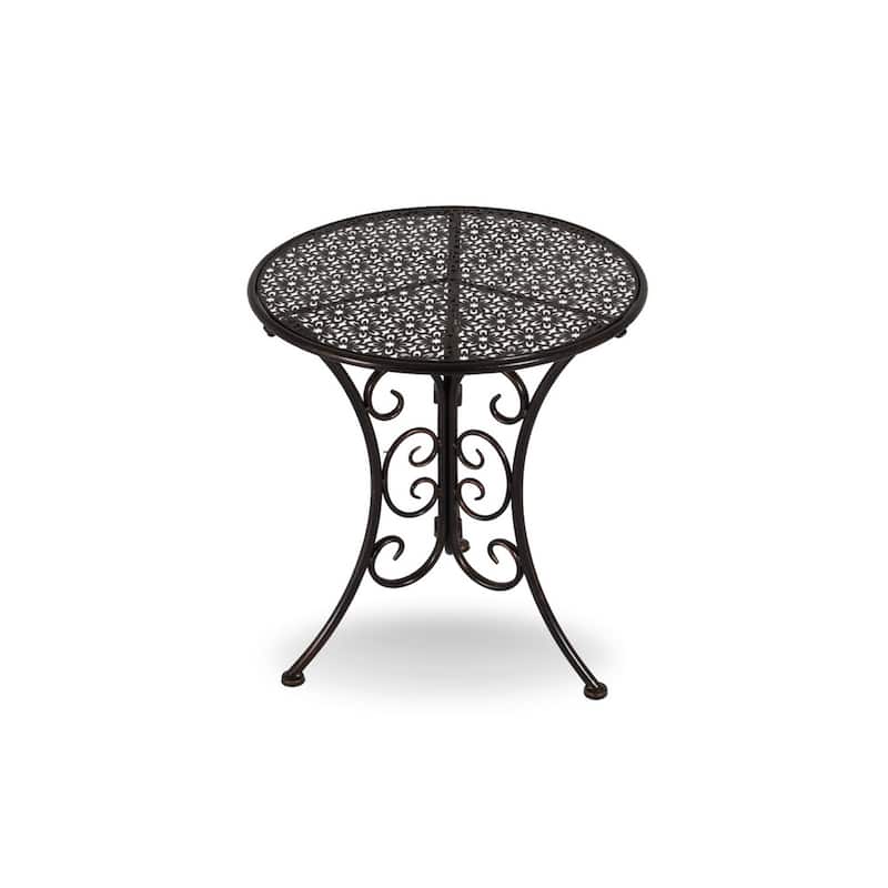 Garden Oiled Copper Metal Rocking Chair Set (3-Piece)