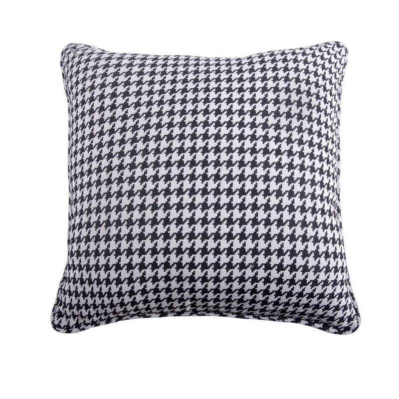 HiEnd Accents Hamilton Houndstooth Euro Sham, 27"x27"