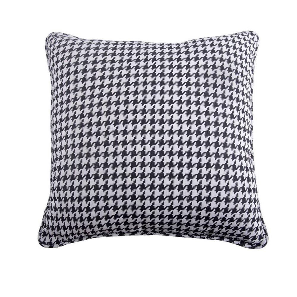 HiEnd Accents Hamilton Houndstooth Euro Sham, 27"x27"