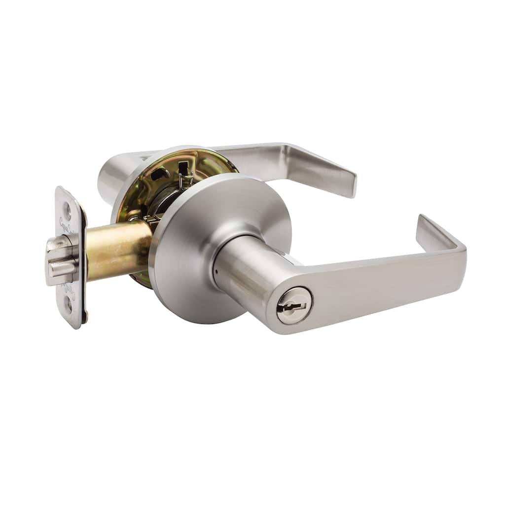 Copper Creek Avery Push Button Keyed Entry Lever