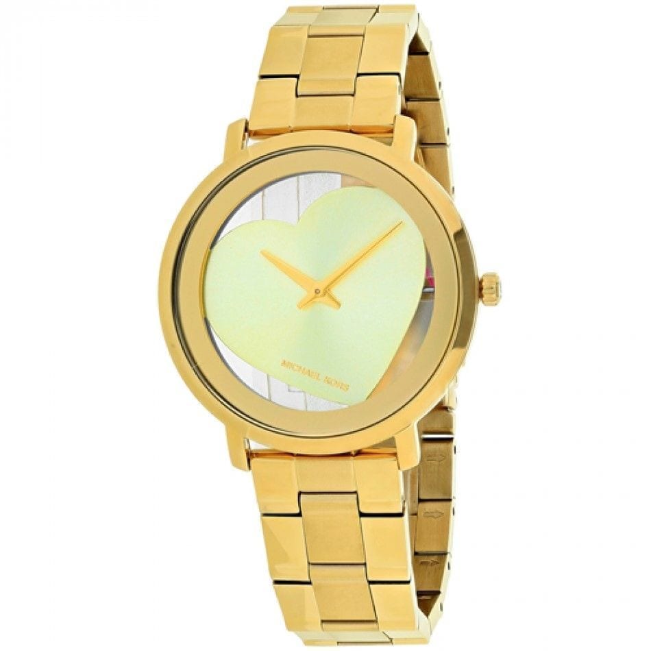 michael kors jaryn heart watch