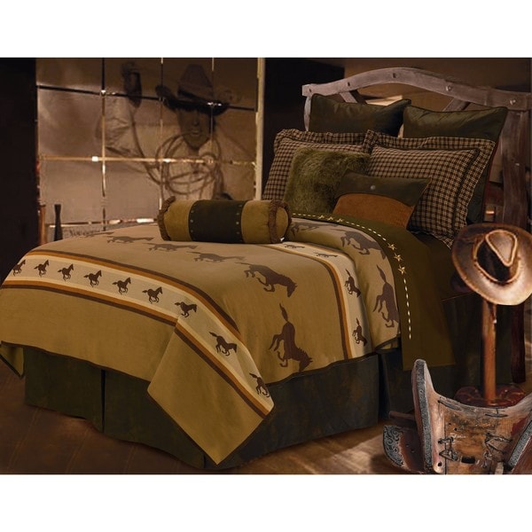 HiEnd Accents Ocala 2 Brown Comforter Set