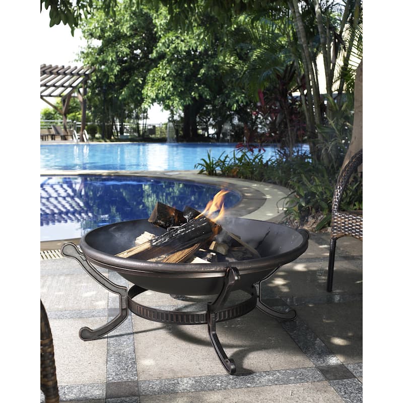 Ashland Black Steel Firepit