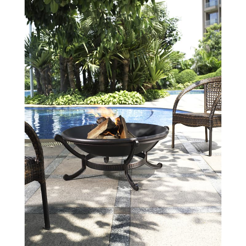 Ashland Black Steel Firepit