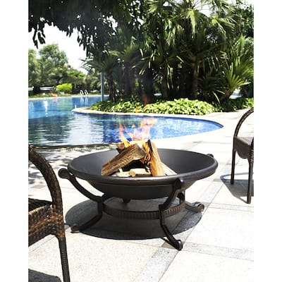 Ashland Black Steel Firepit