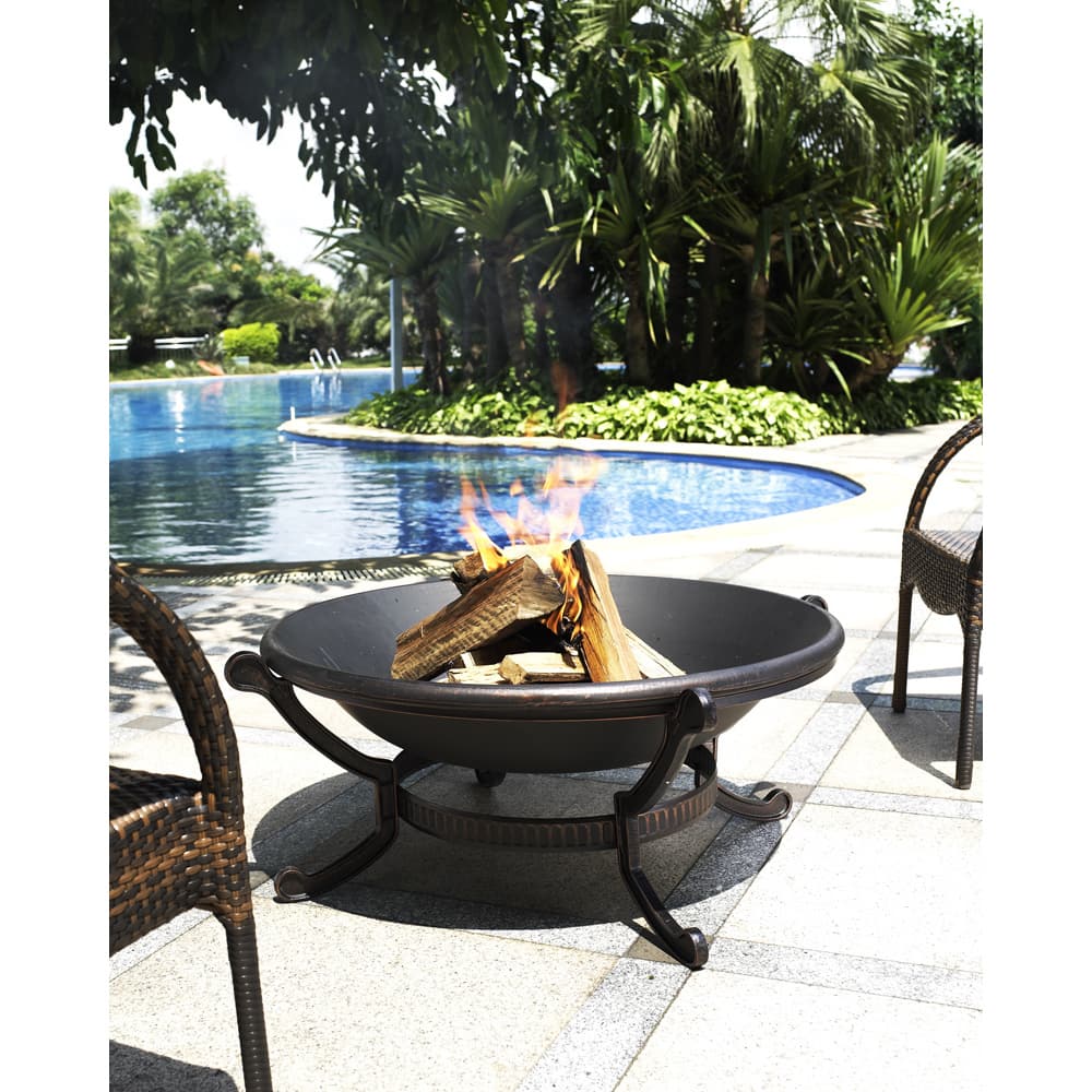 Ashland Black Steel Firepit