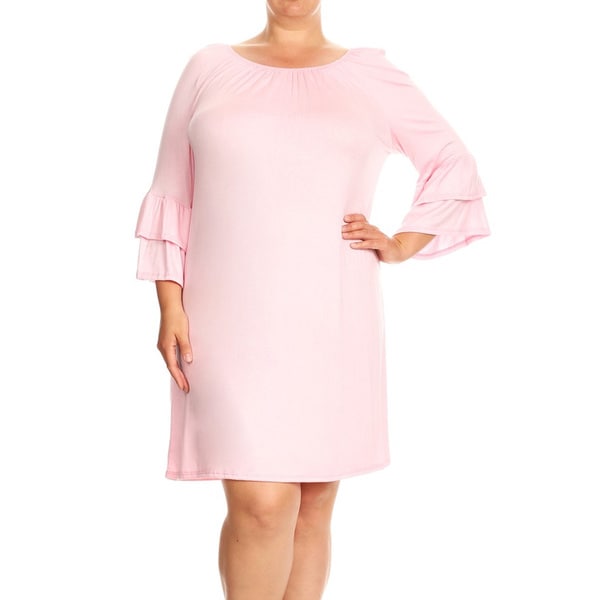 women's pink sheath dress