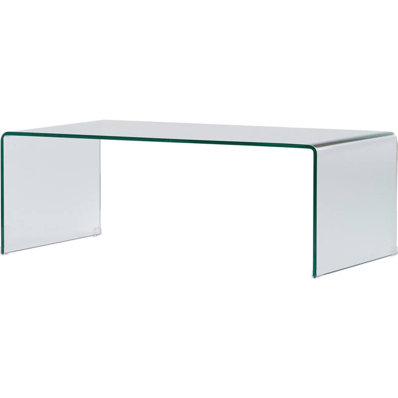 Creative Images International Occasion Collection Bent Glass Coffee Table