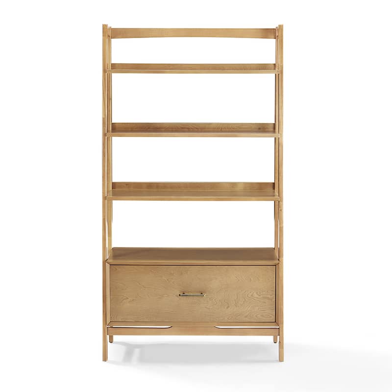 Crosley Landon Large Etagere in Acorn