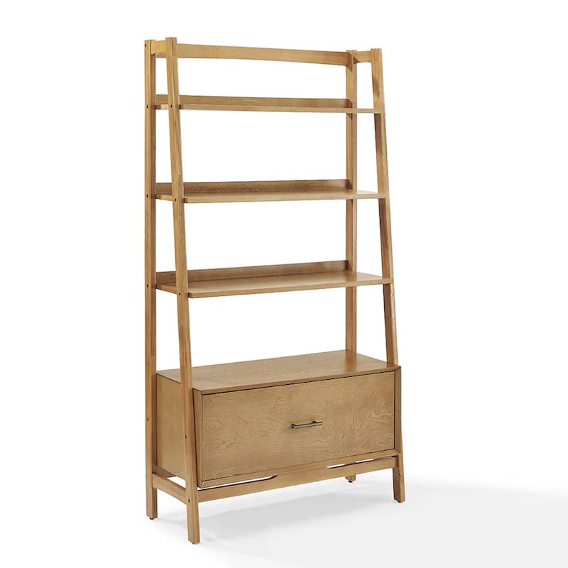 Crosley Landon Large Etagere in Acorn