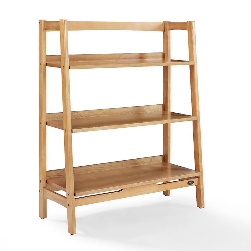 Crosley Landon Acorn Wood Bookcase - 36.13 "W x 15 "D x 43.5 "H