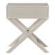 Kenton II X Base Wood Accent Campaign Table iNSPIRE Q Modern