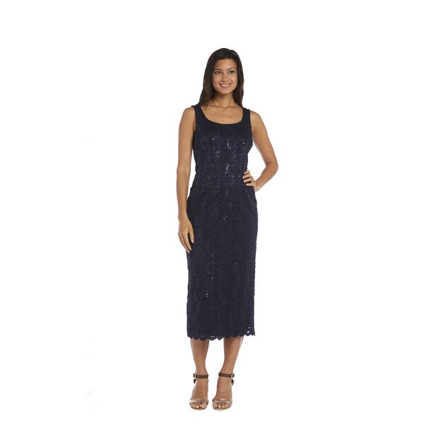 womens navy blue lace dress