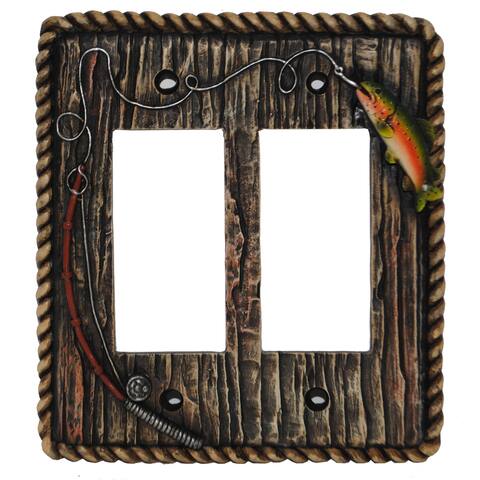 HiEnd Accents Rainbow Trout Wall Plate