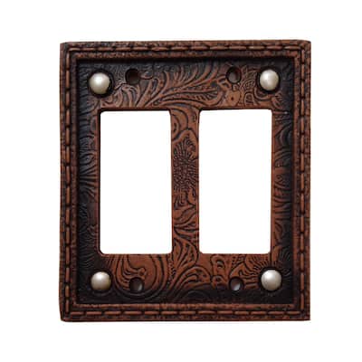HiEnd Accents Tooled Resin Switchplate W/Stud