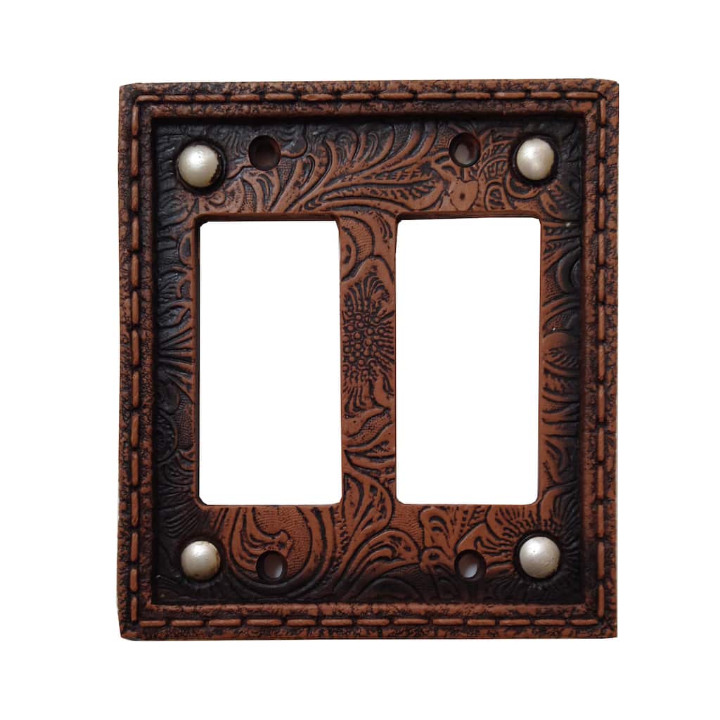 HiEnd Accents Tooled Resin Switchplate W/Stud