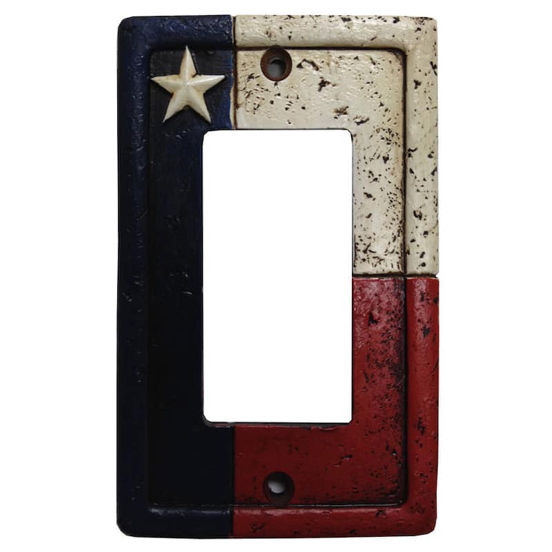 HiEnd Accents Texas Switchplate Cover(Ea) - Single Rocker