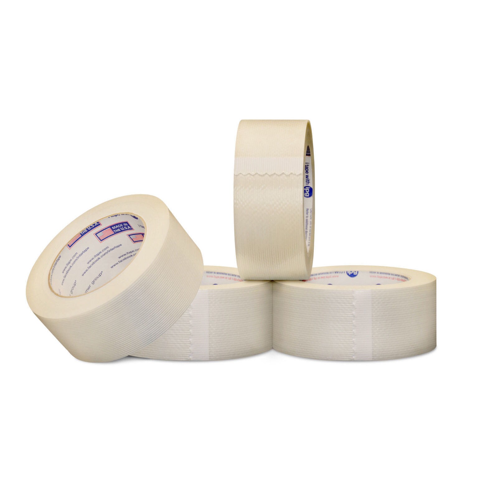 Filament Tape 3" x 60 Yard 3.9 Mil Fiberglass Reinforced Packing Tape