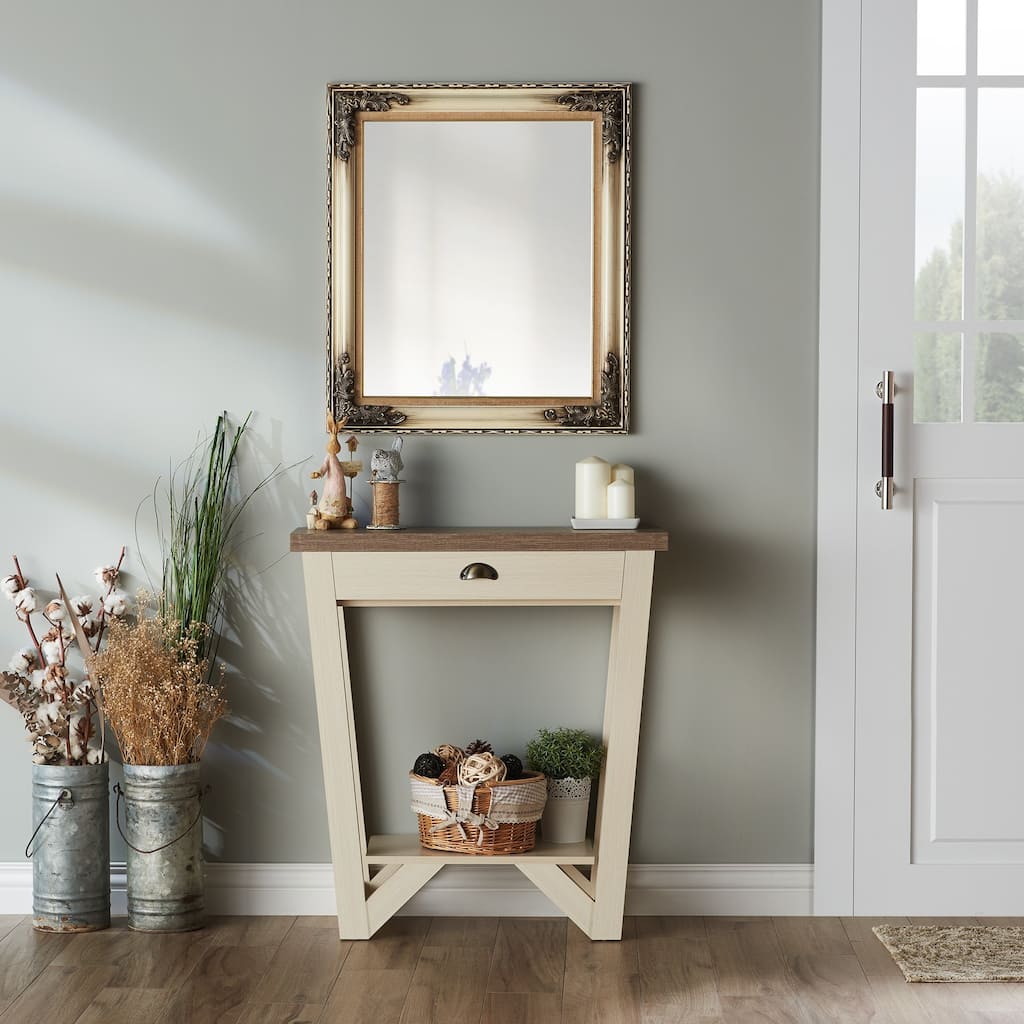 Shia Contemporary Oak 31-inch 1-Drawer Console Table by Furniture of America