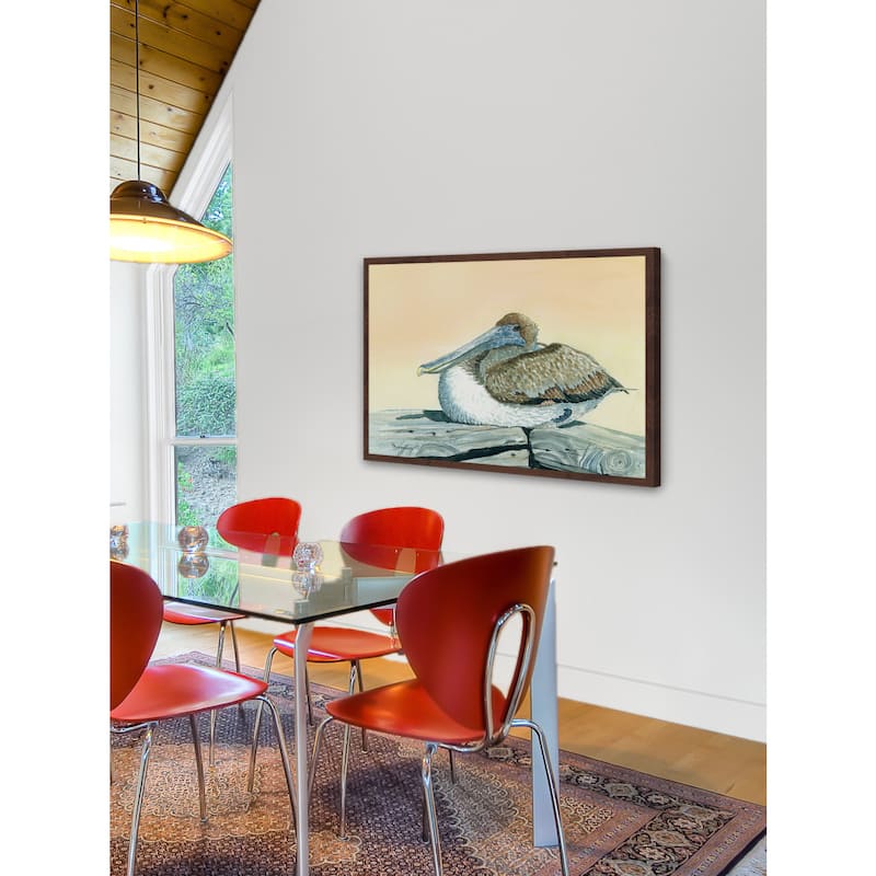 'Pelican' Framed Painting Print