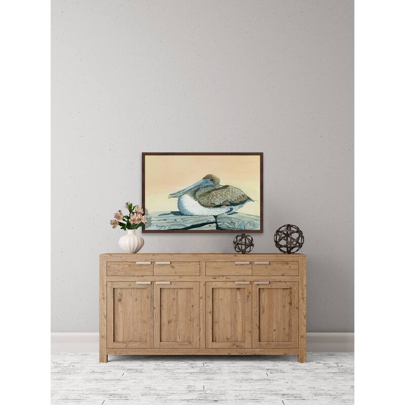 'Pelican' Framed Painting Print