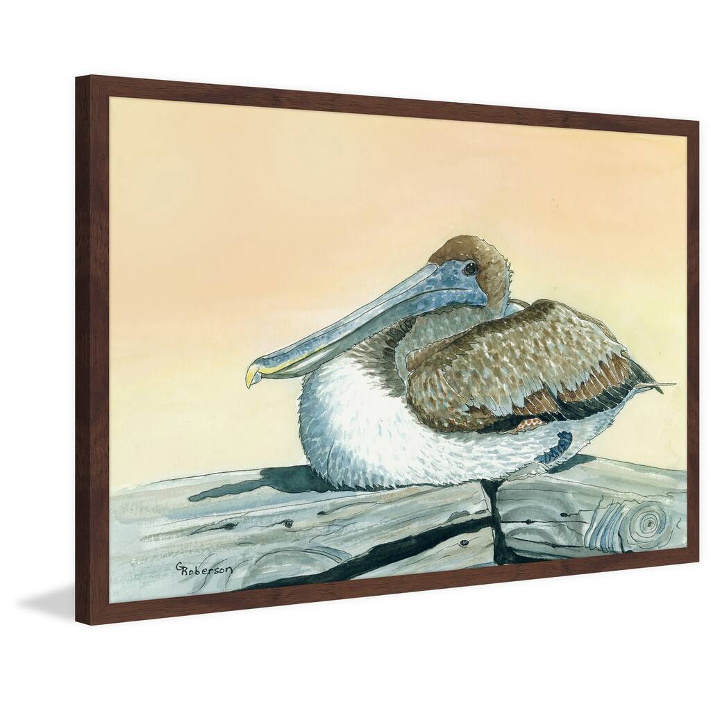 'Pelican' Framed Painting Print