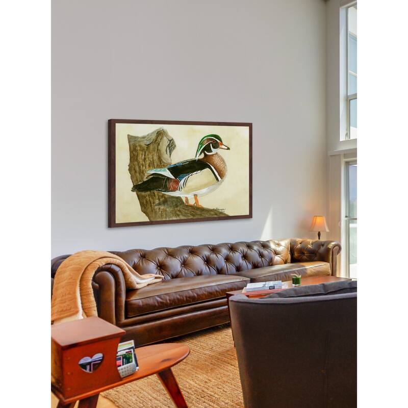 'Woodduck' Framed Painting Print