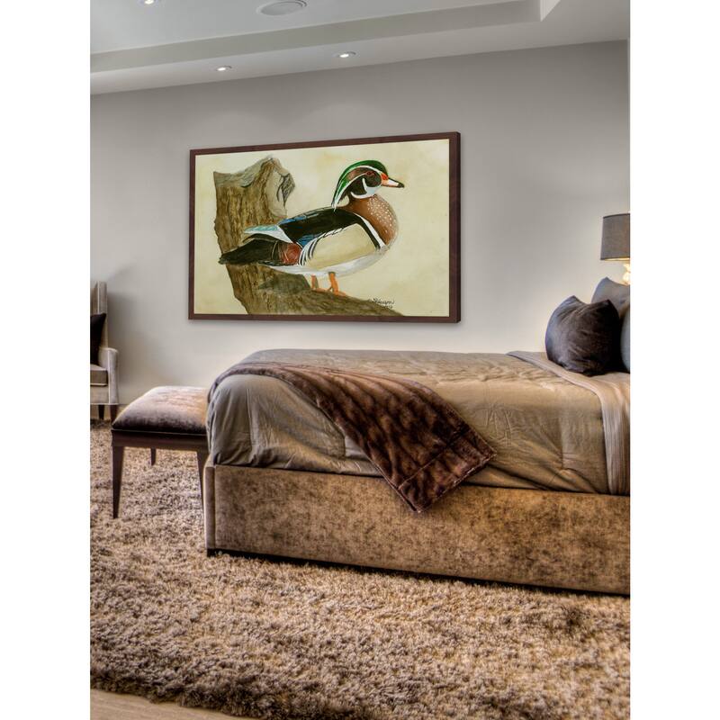 'Woodduck' Framed Painting Print