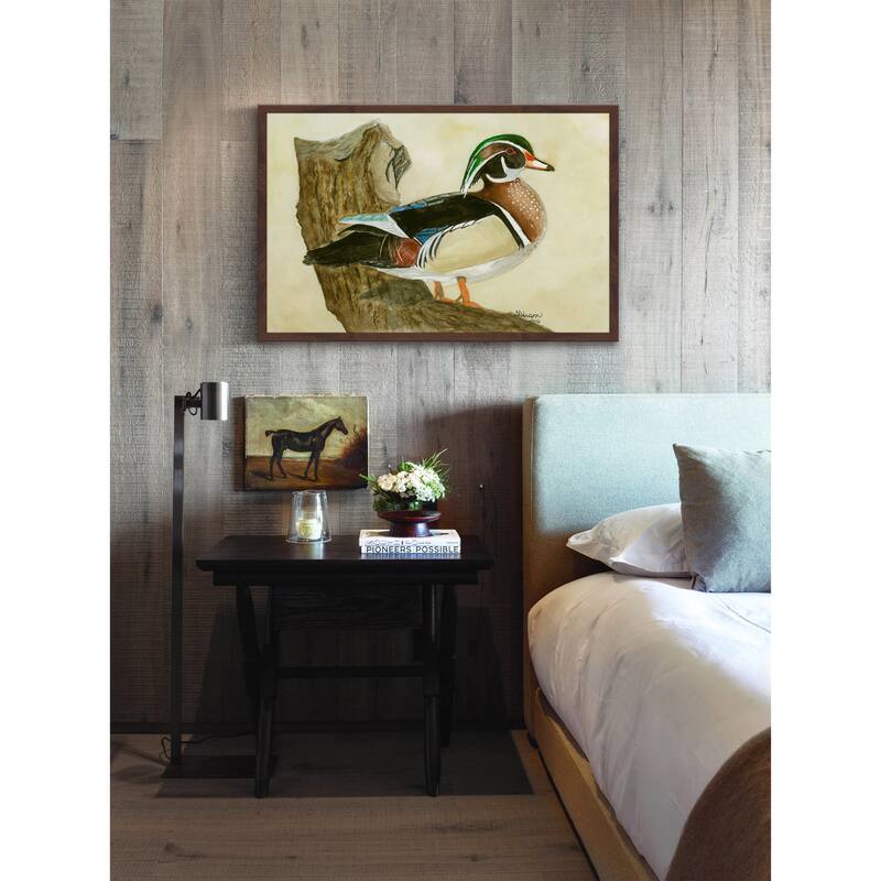 'Woodduck' Framed Painting Print
