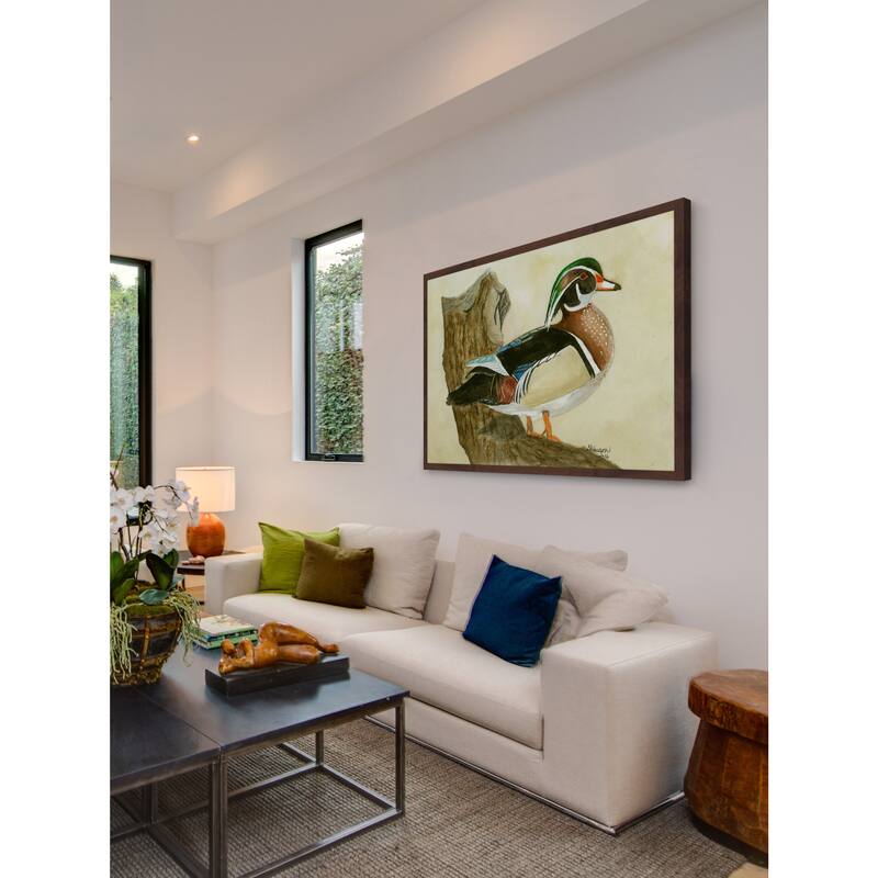 'Woodduck' Framed Painting Print