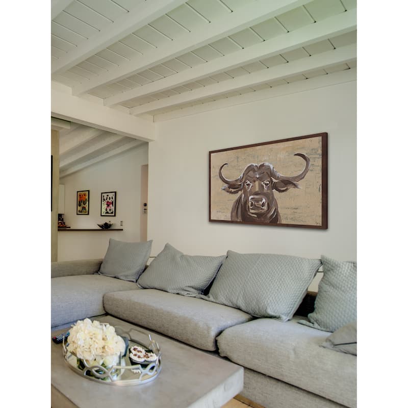 No Bull' Framed Painting Print