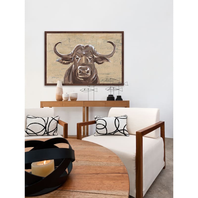 No Bull' Framed Painting Print