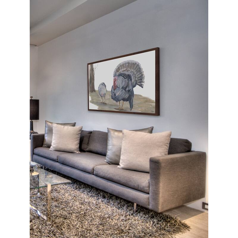 Strutting Turkey' Framed Painting Print