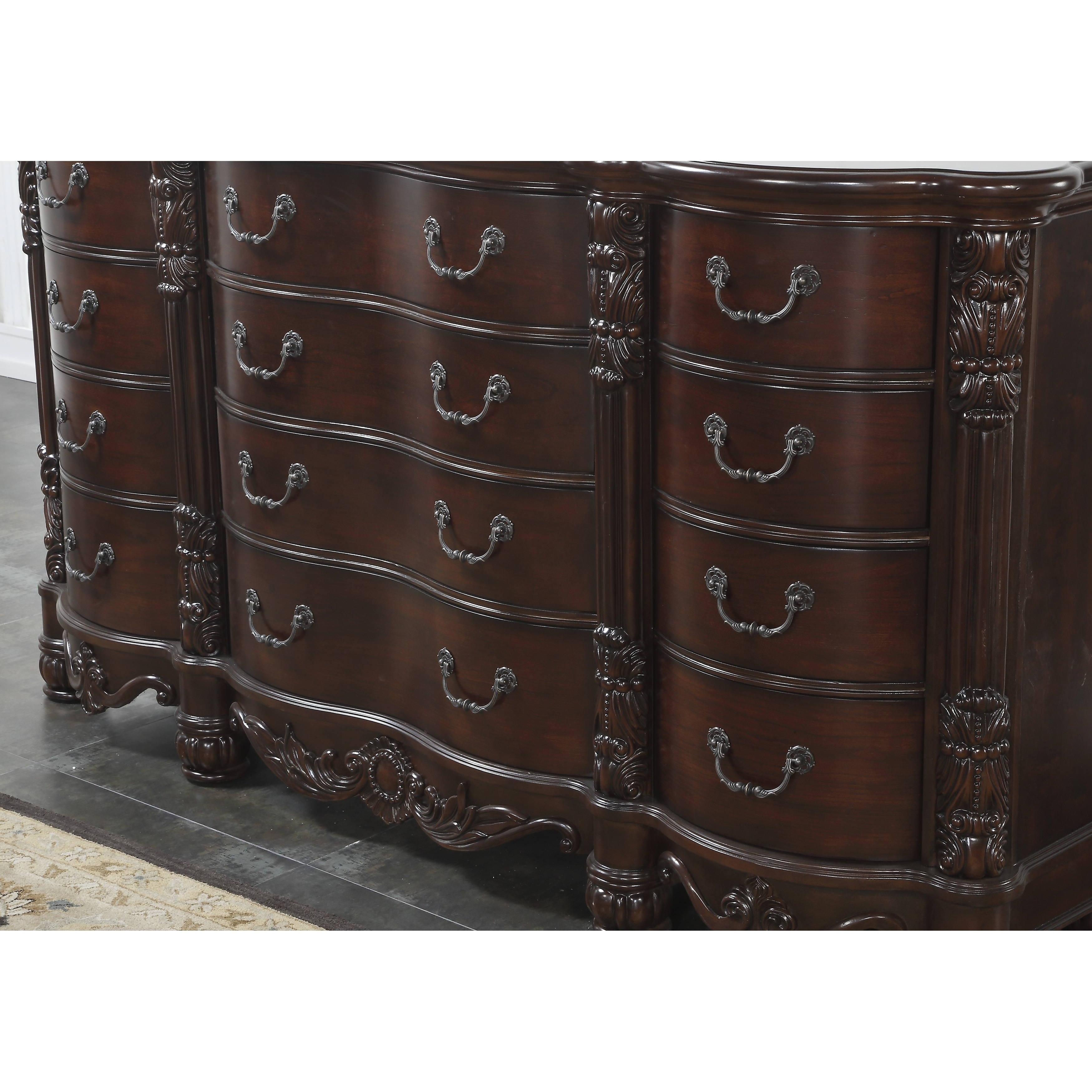 Shop Saillans Cherry Finish Solid Wood Construction Fully