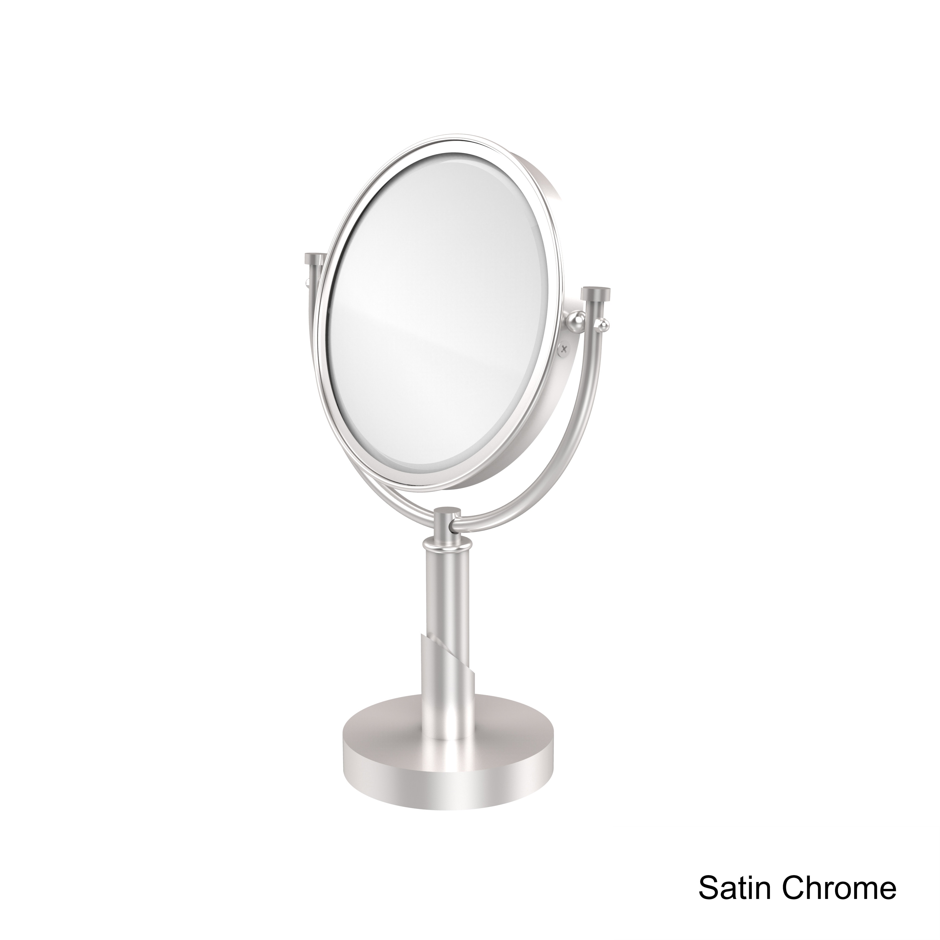 Allied Brass Tribecca Collection 8-inch Vanity Top Make-Up Mirror With 5X  Magnification